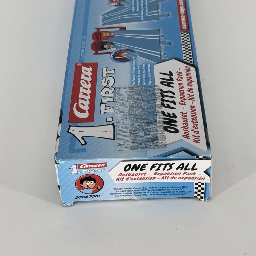 Carrera FIRST One Fits All Expansion Pack Slot Racing Track Set New Box Damage